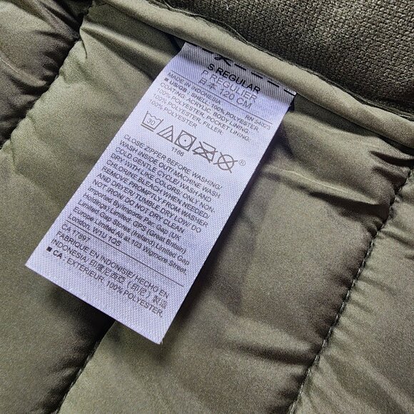 GAP Kids Girls Size Small Camouflage Heart Print Vest Water Resistant Lined NEW - Picture 6 of 11